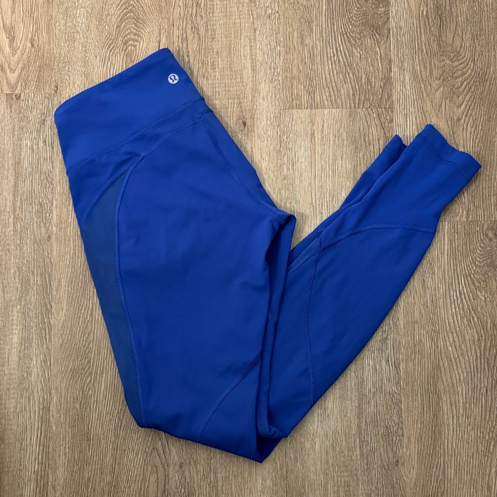 Lululemon Blue High-Rise Leggings - Size 6